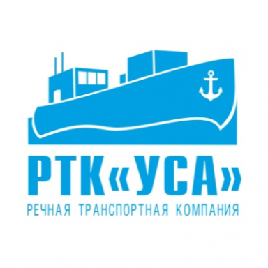 Логотип компании «УСА» Речная транспортная компания Милехина Александра Петровича